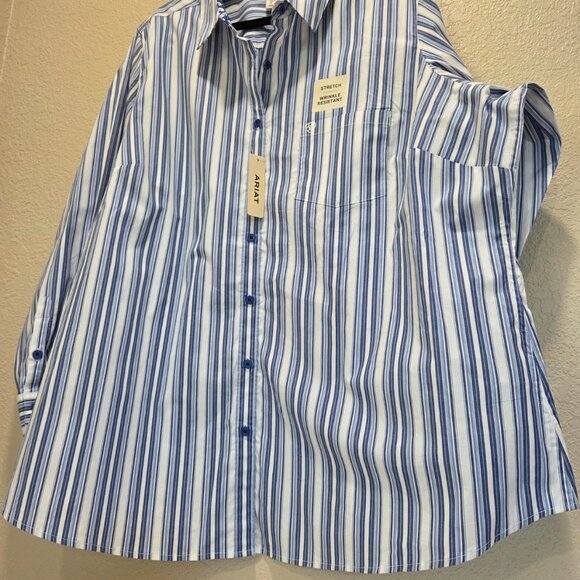 Ariat Women's 3X Western Button Up Long-Sleeved Kirby Dress Shirt - Picture 3 of 11